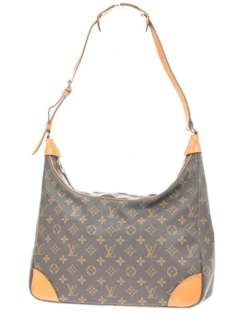 LOUIS VUITTON Boulogne 35 Shoulder Bag Monogram Leather Brown M51260 82KC655